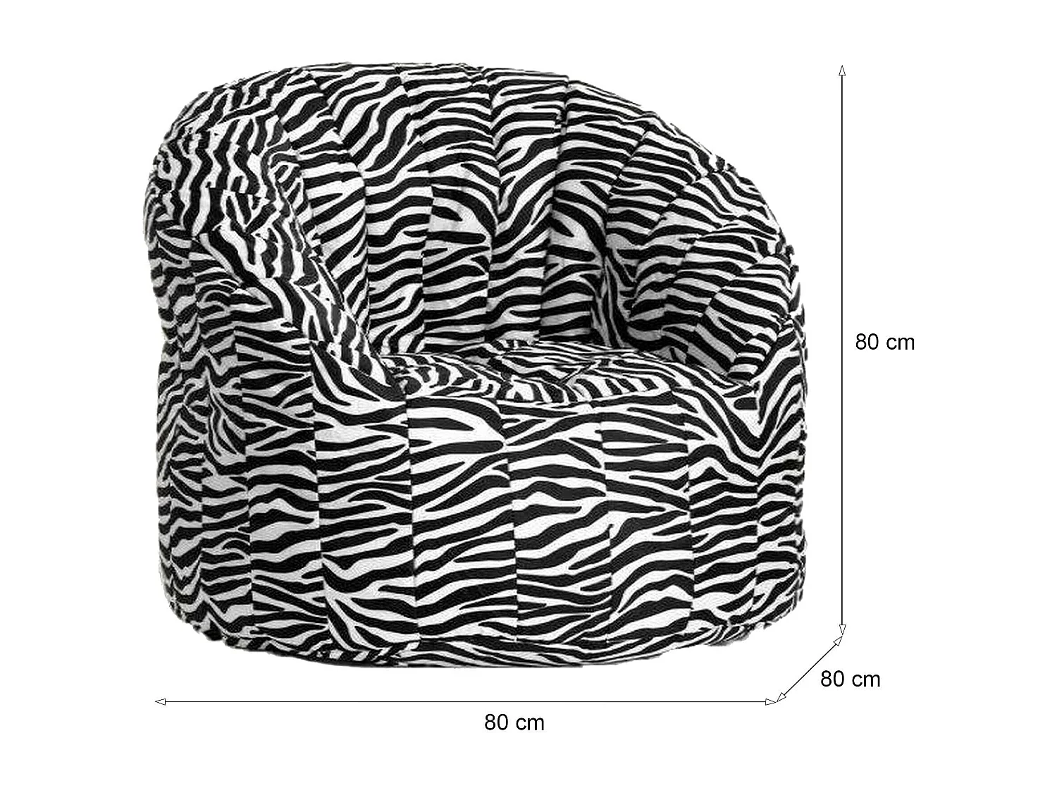 Fauteuil Allos, Supporte 90 kg, Made in Italy, Blanc