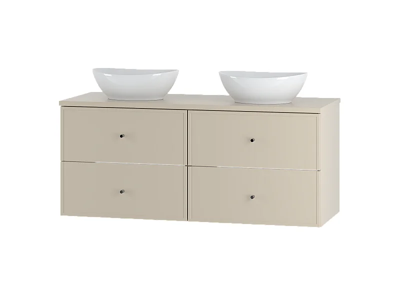 Ensemble de salle de bain en cachemire 120 cm Armoire Plan de travail Lavabo Marco