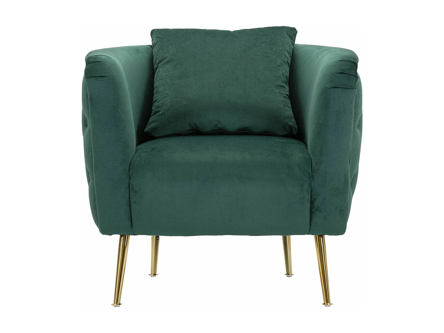 Fauteuil Prampolini, Accoudoirs, Vert