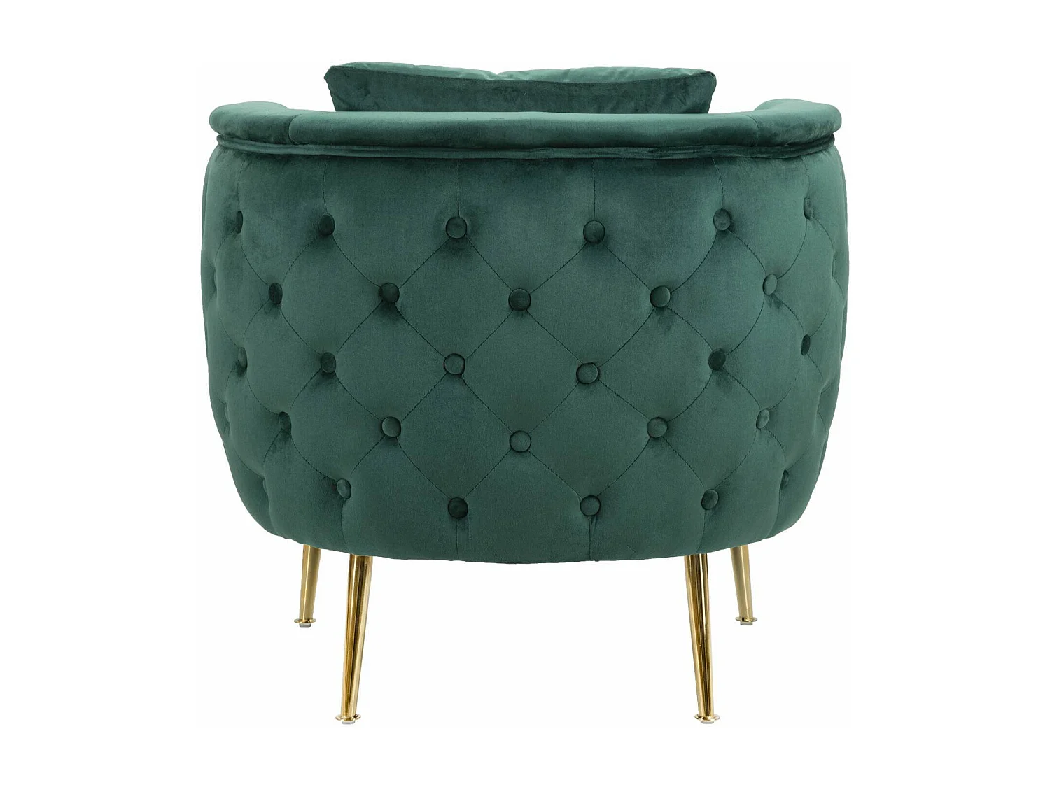 Fauteuil Prampolini, Accoudoirs, Vert