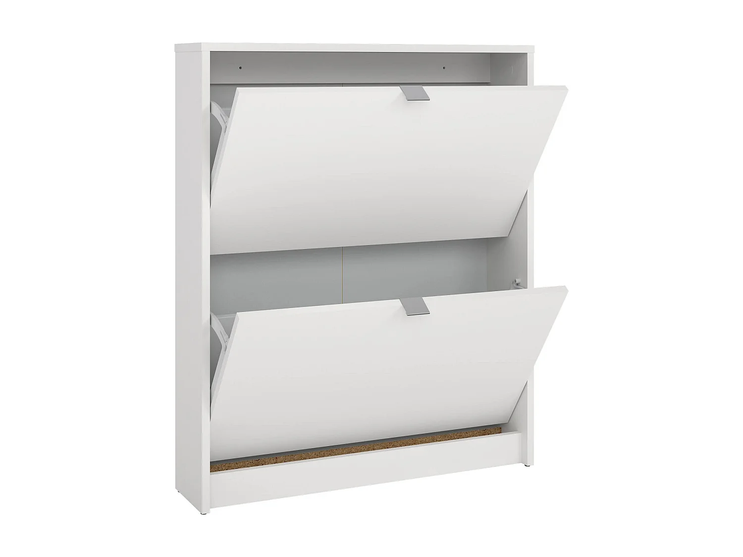 Scarpiera Turchese, 6 Paia, 16.55x70.3x85.2h cm Bianco, Mobile Portascarpe