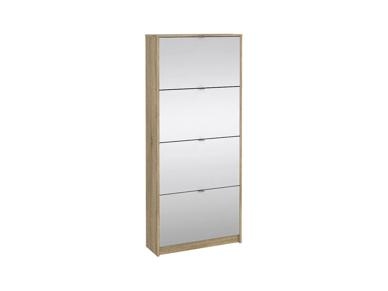 Sneakerka Aepytus, 24 Paires, 24,05x70,3x162h cm Chêne Marron, Meuble à Chaussures