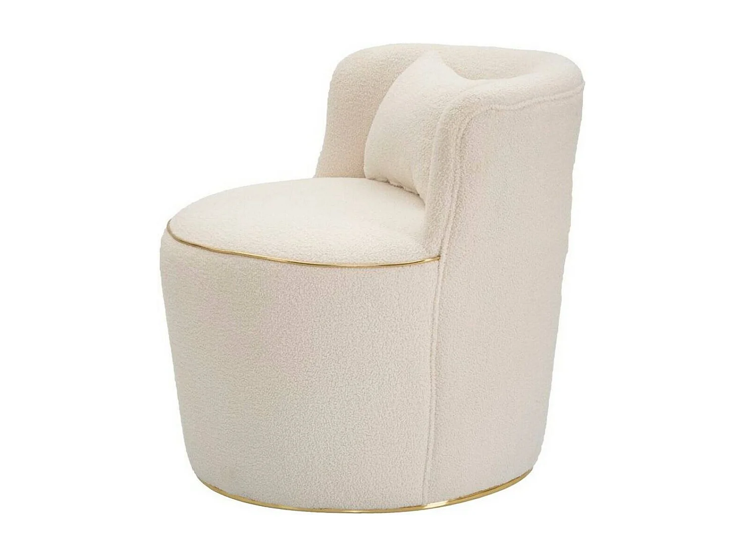 Fauteuil Pratesi, Accoudoirs, or Crème