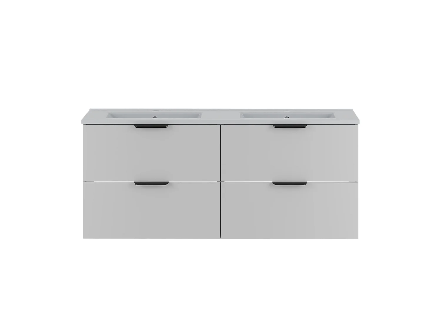 Ensemble de salle de bain blanc 120 cm Meuble avec lavabo Pile
