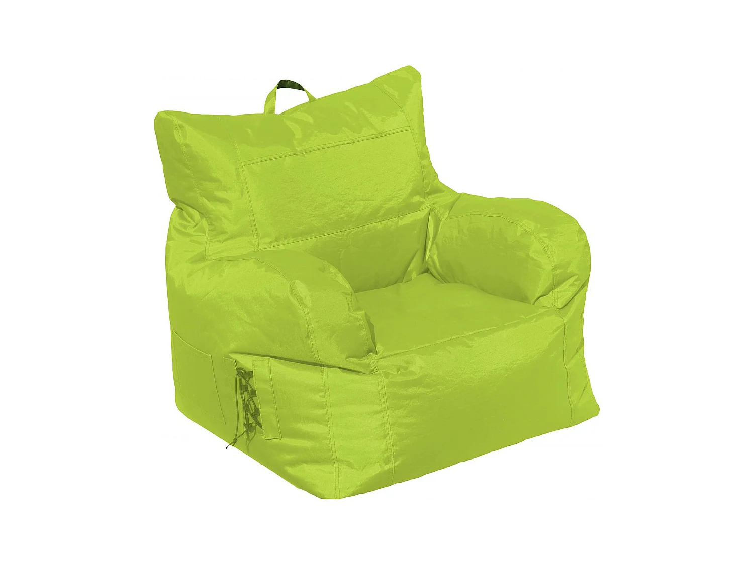 Fauteuil Obsidienne, Accoudoirs Made in Italy, Vert