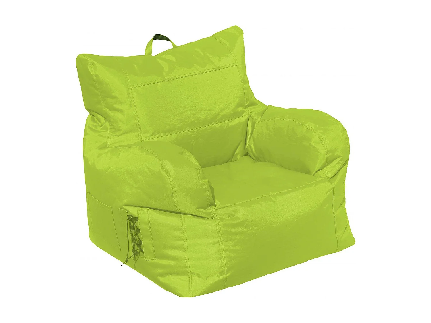 Fauteuil Obsidienne, Accoudoirs Made in Italy, Vert