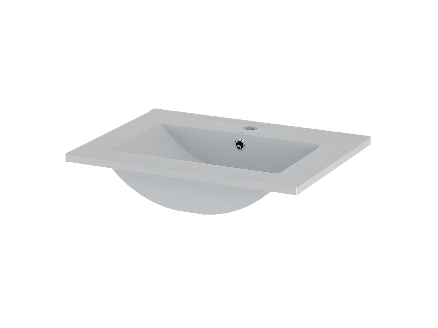 Kasjmier badkamerset 60 cm Kast met wastafel Marco-kolom