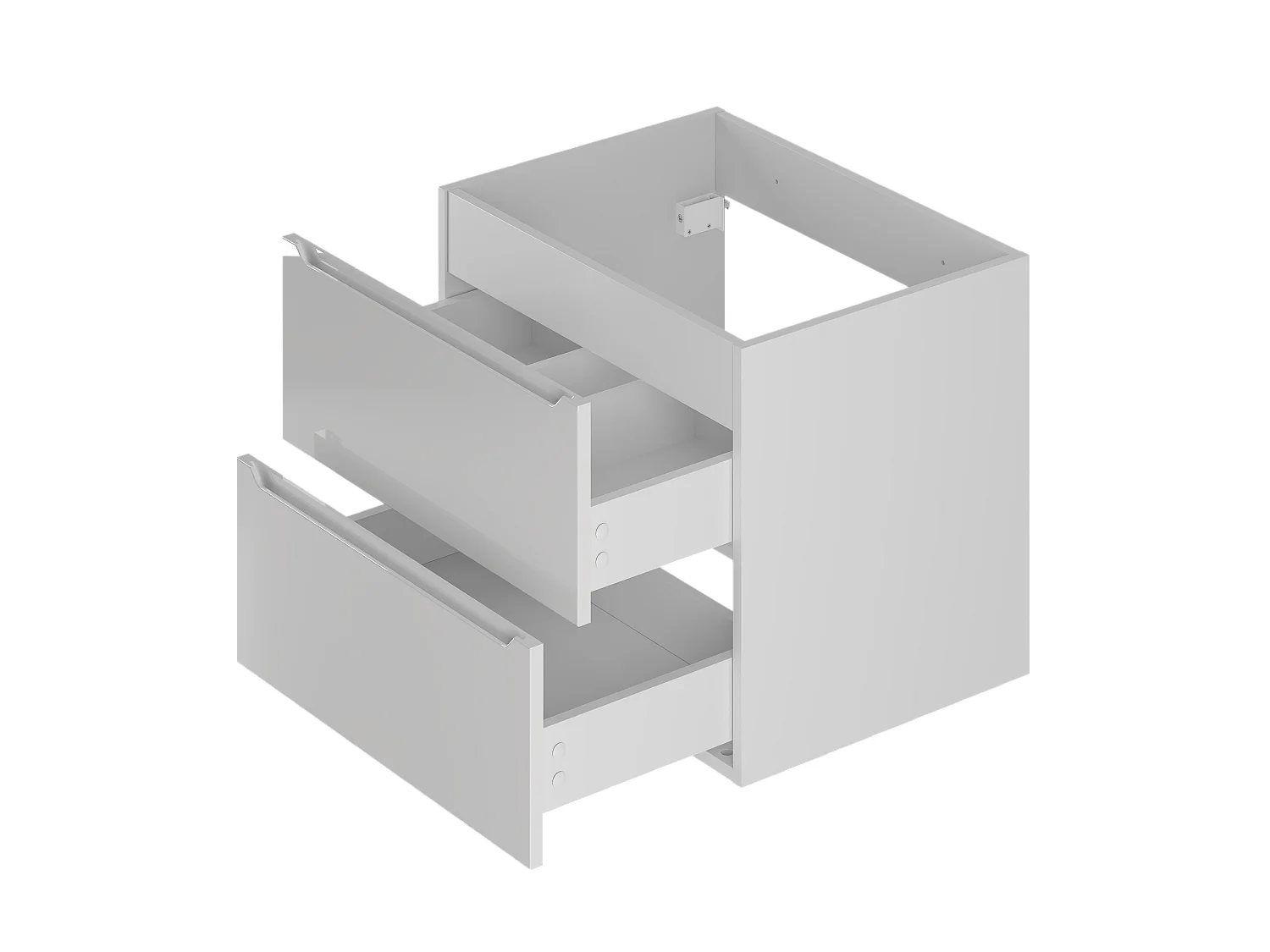 Ensemble de salle de bain blanc 60 cm Meuble avec plan de travail Lavabo Colonne Etna