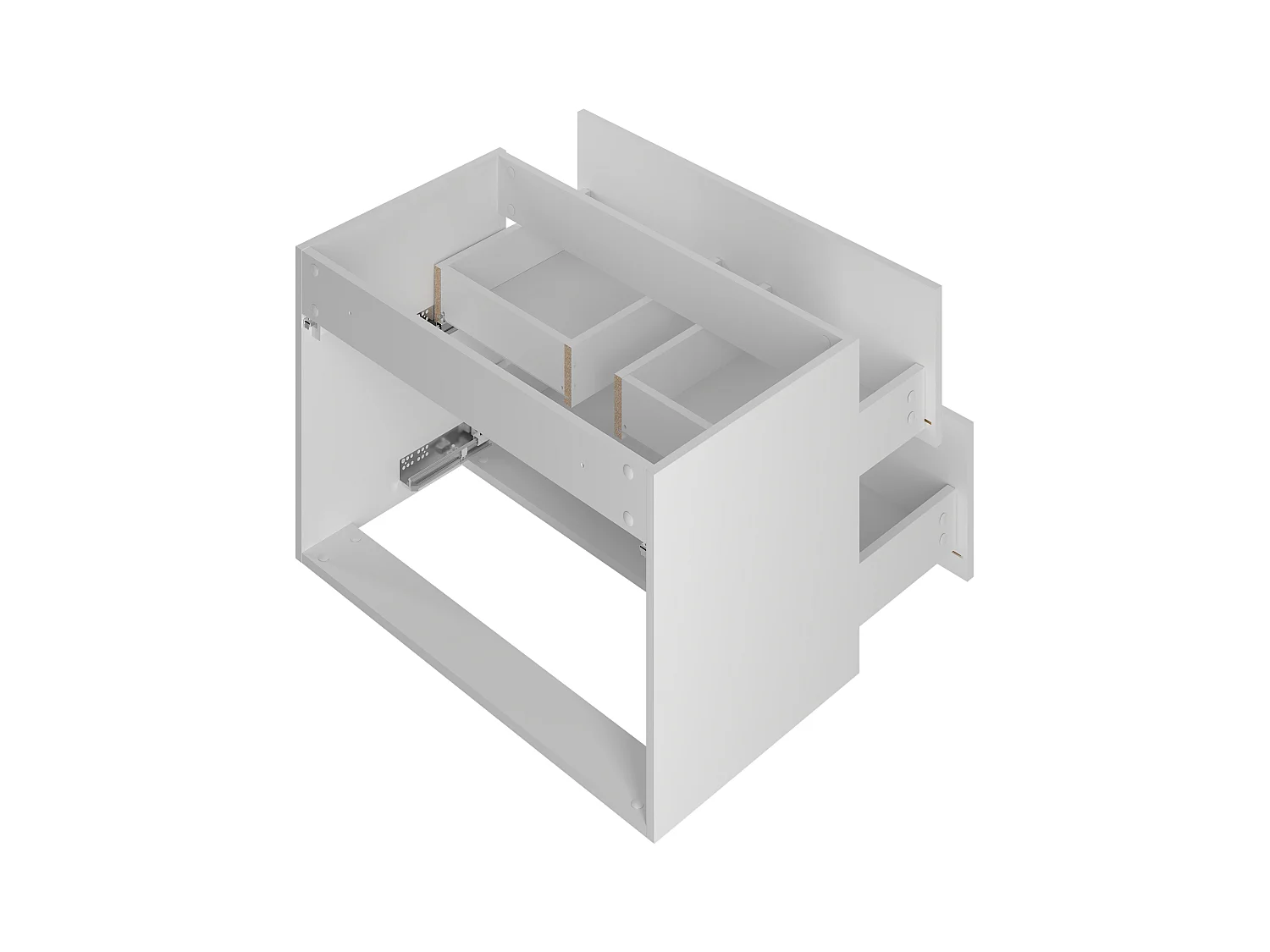 Ensemble de salle de bain blanc 80 cm Meuble avec lavabo Colonne Etna