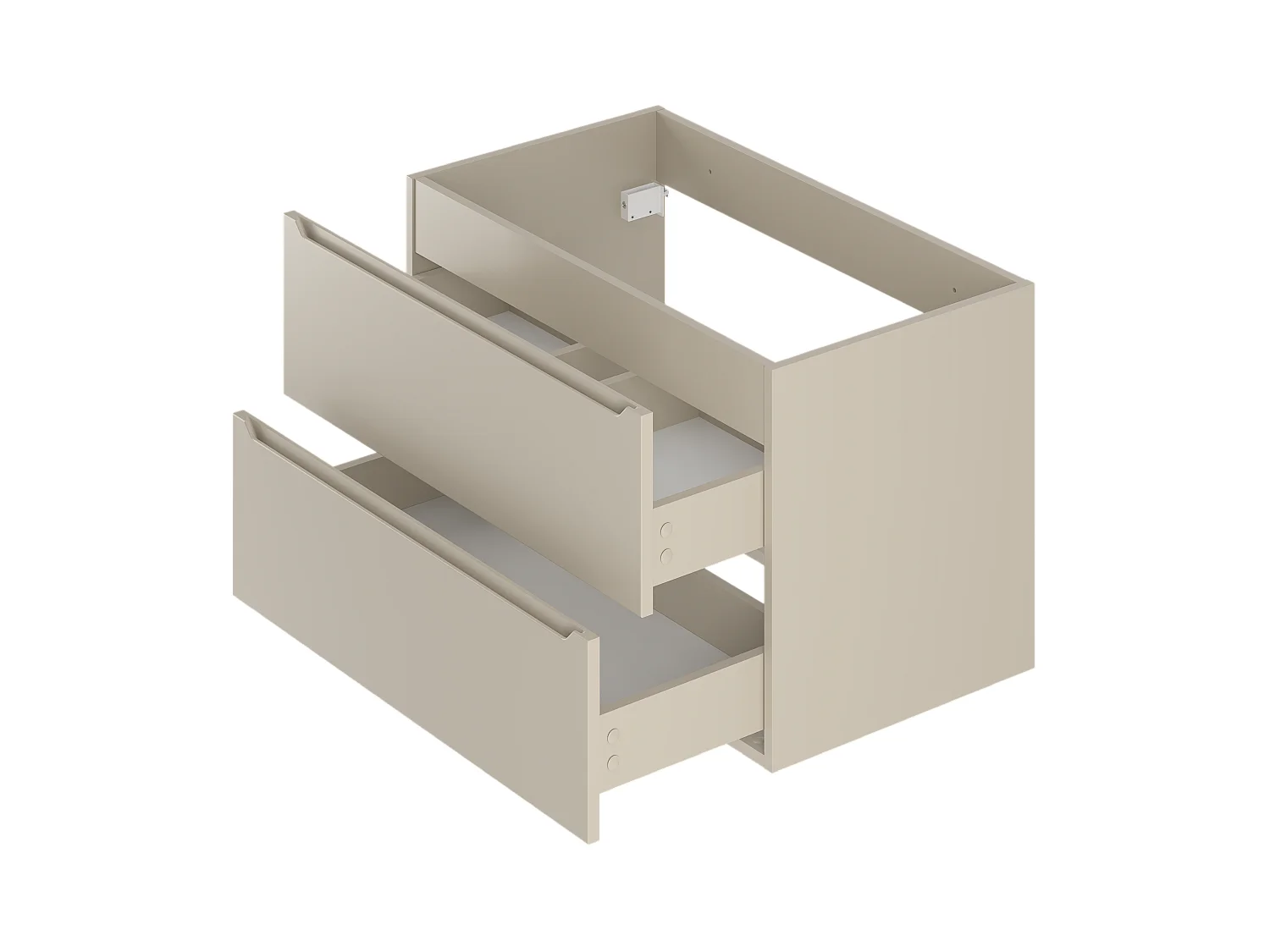 Kasjmier badkamerset 80 cm Kast met wastafel Etna-kolom