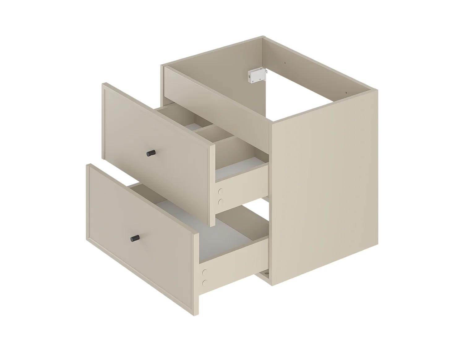 Ensemble de salle de bain en cachemire 80 cm Armoire Étagère Plan de travail Lavabo Colonne Marco