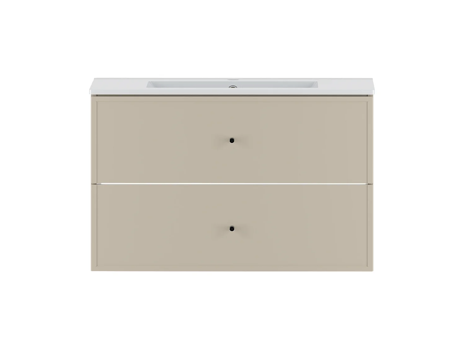 Ensemble de salle de bain en cachemire 80 cm Meuble avec lavabo Marco