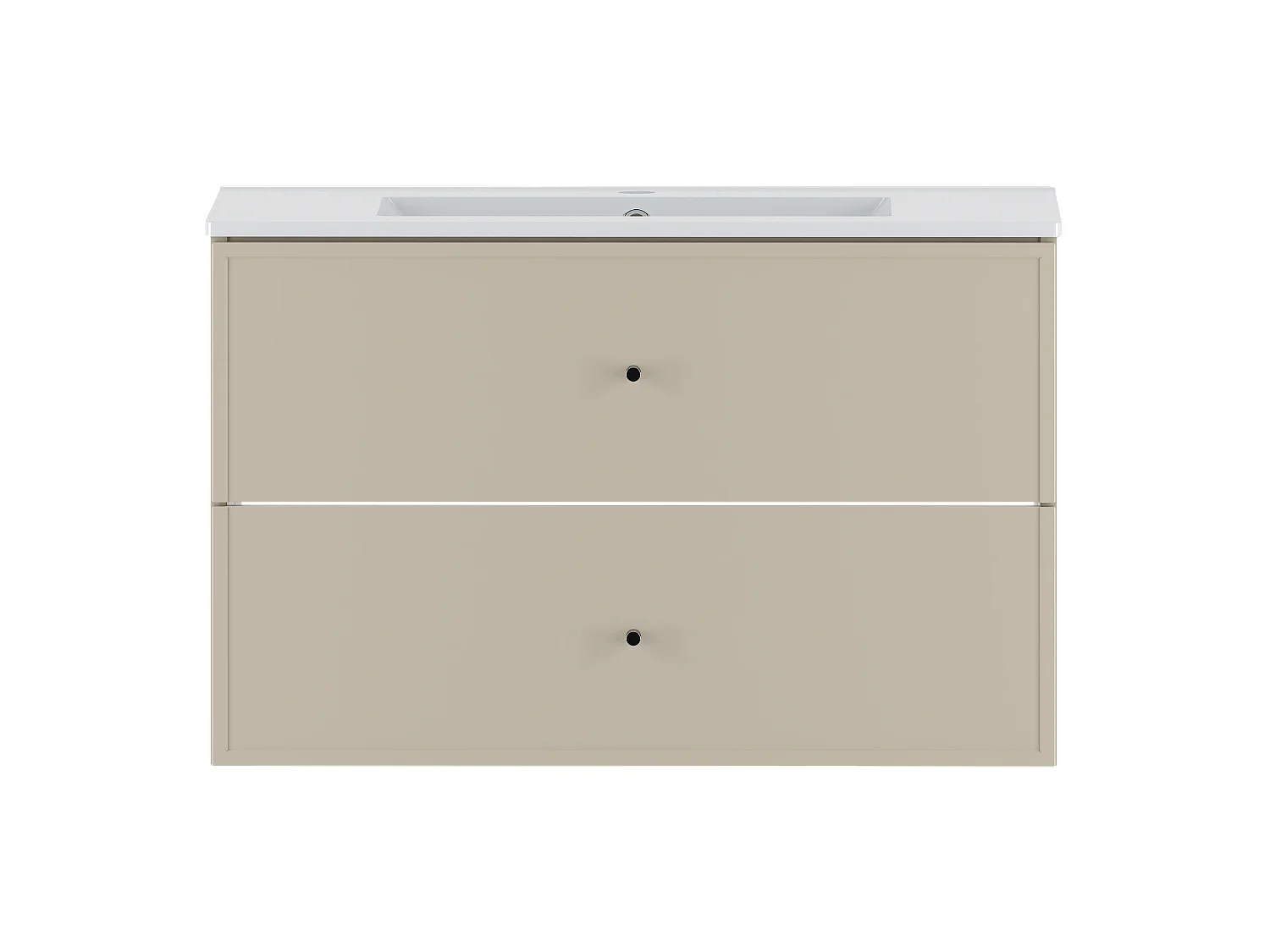 Ensemble de salle de bain en cachemire 80 cm Meuble avec lavabo Marco