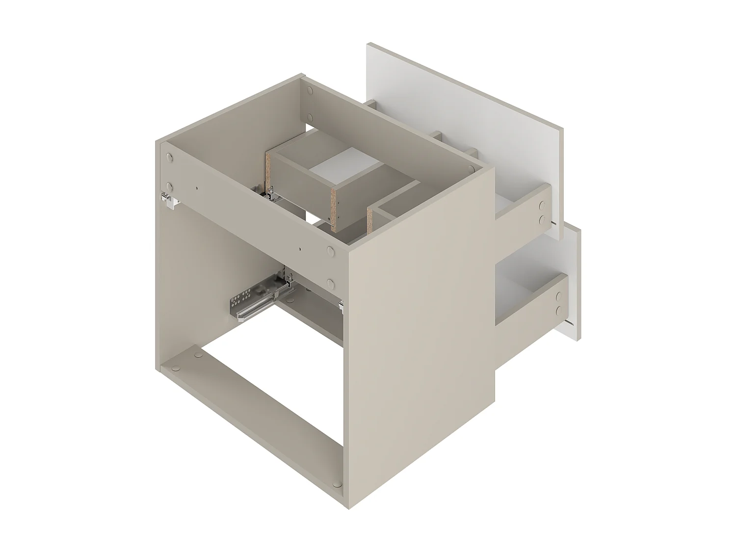 Ensemble de salle de bain en cachemire 80 cm Meuble avec lavabo Marco