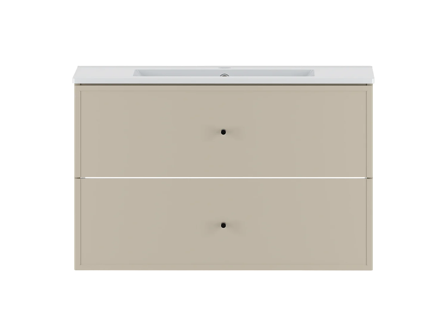 Ensemble de salle de bain en cachemire 80 cm Meuble avec lavabo Marco