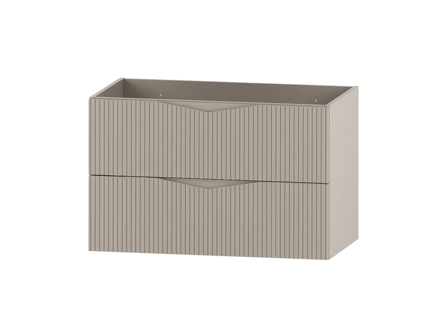 Meuble simple vasque encastrée 80cm Tao Cachemire