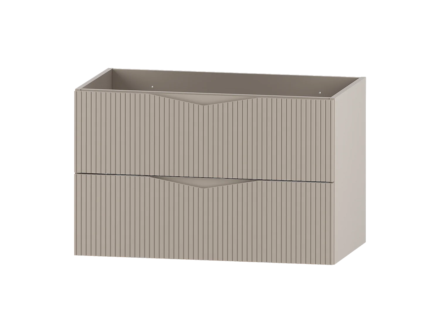 Meuble simple vasque encastrée 80cm Tao Cachemire