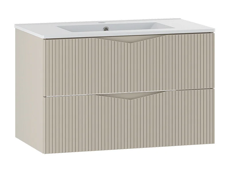 Einzelner Unterbauwaschtisch 80cm Tao Cachemire