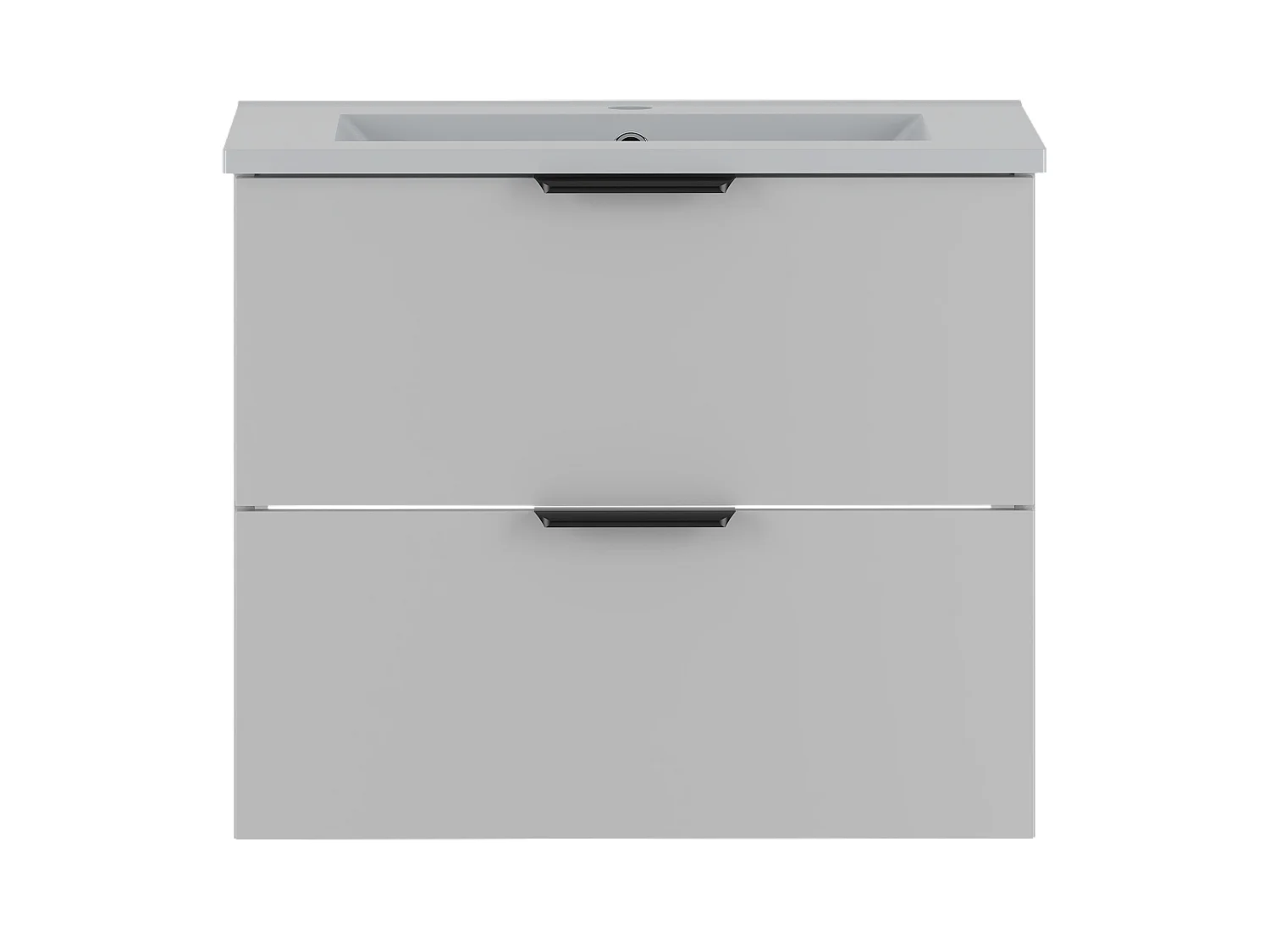 Ensemble de salle de bain blanc 60 cm Meuble avec lavabo Pile