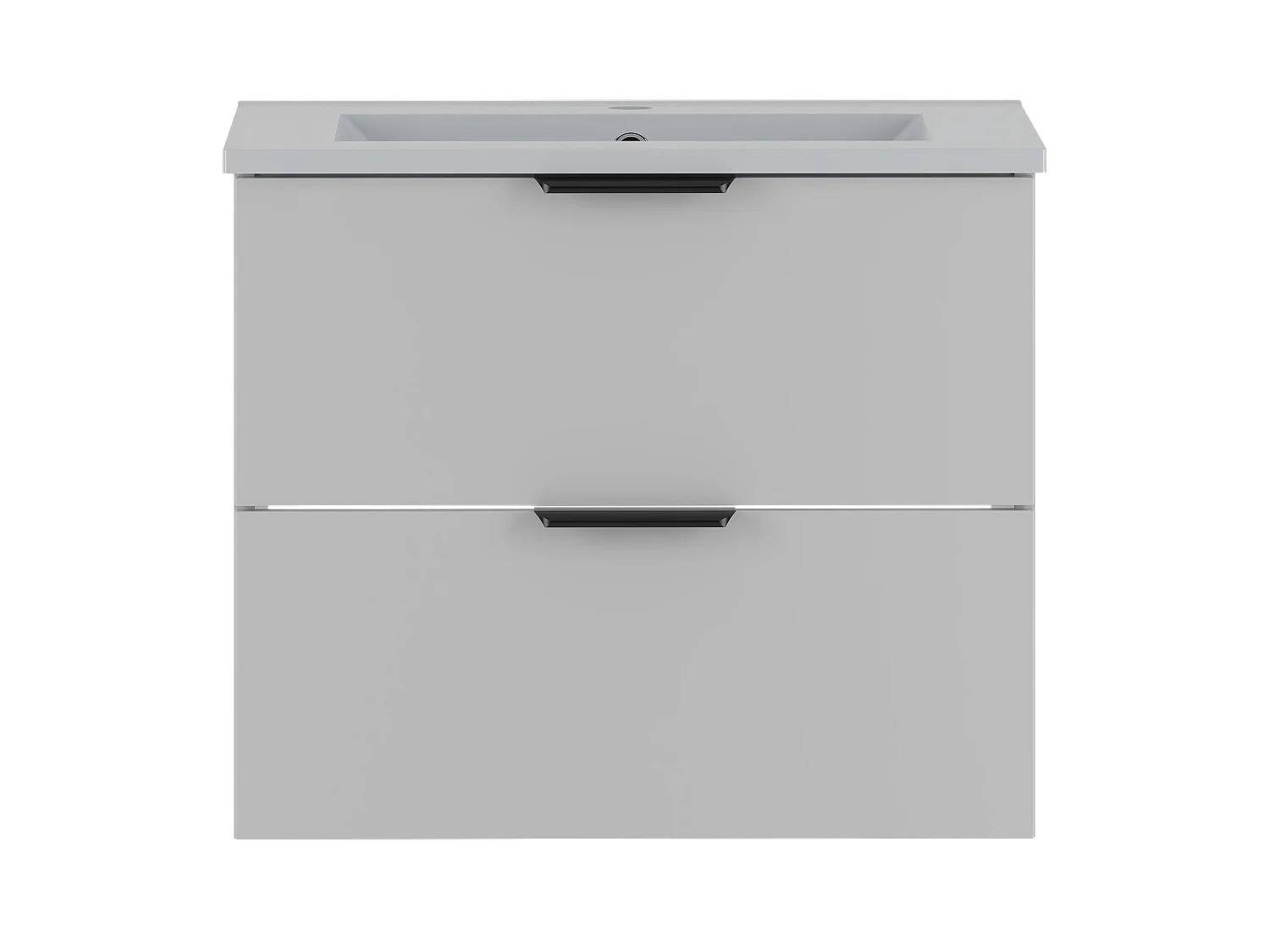 Ensemble de salle de bain blanc 60 cm Meuble avec lavabo Pile