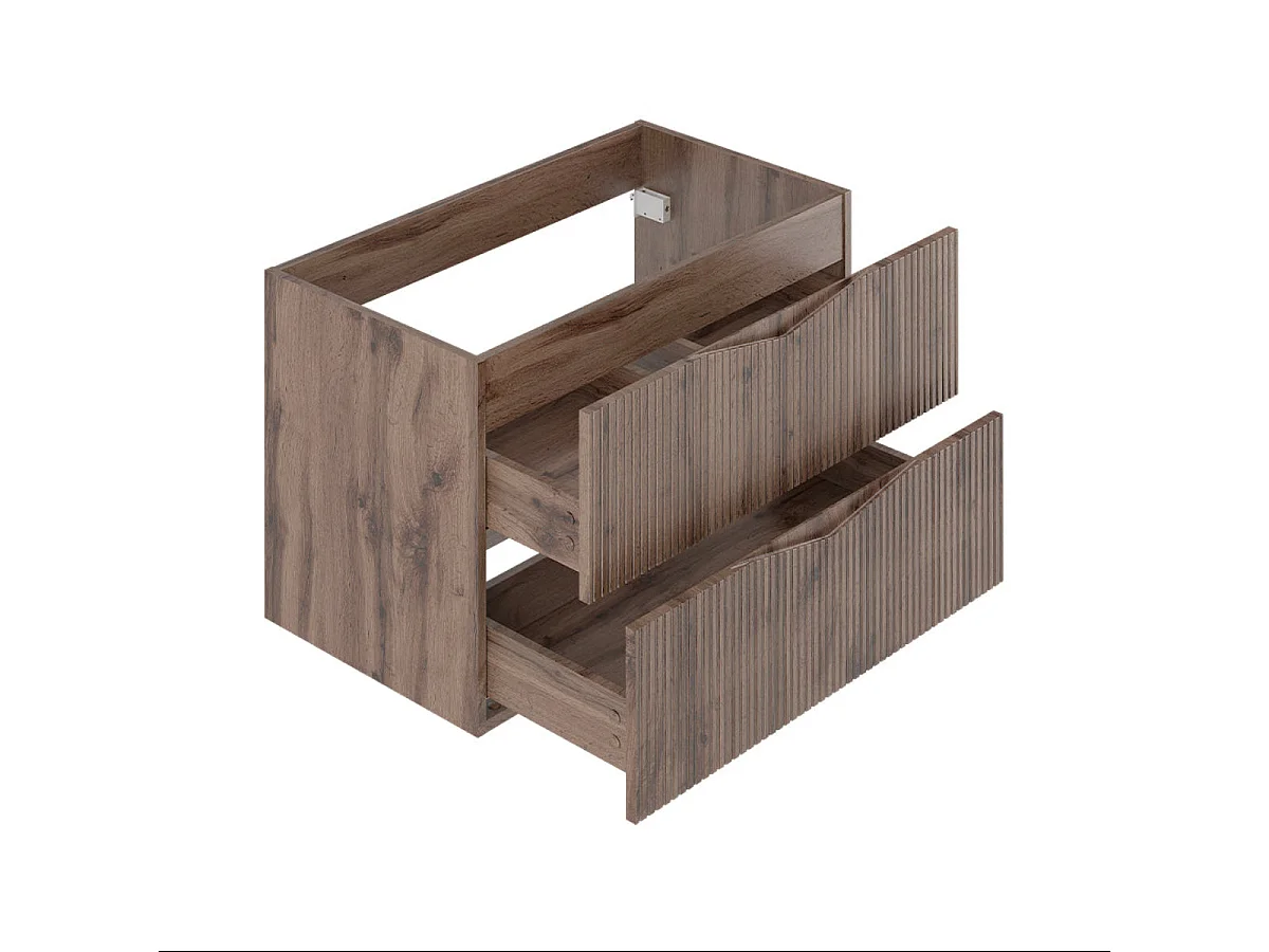 Mobile bagno con lavabo Tao marrone 80cm