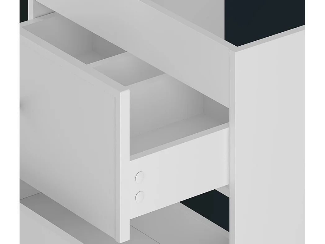 Ensemble de salle de bain blanc 60 cm Meuble avec lavabo Marco