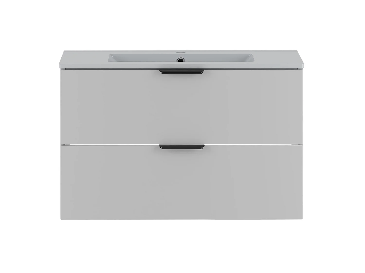 Ensemble de salle de bain blanc 80 cm Meuble avec lavabo Pile