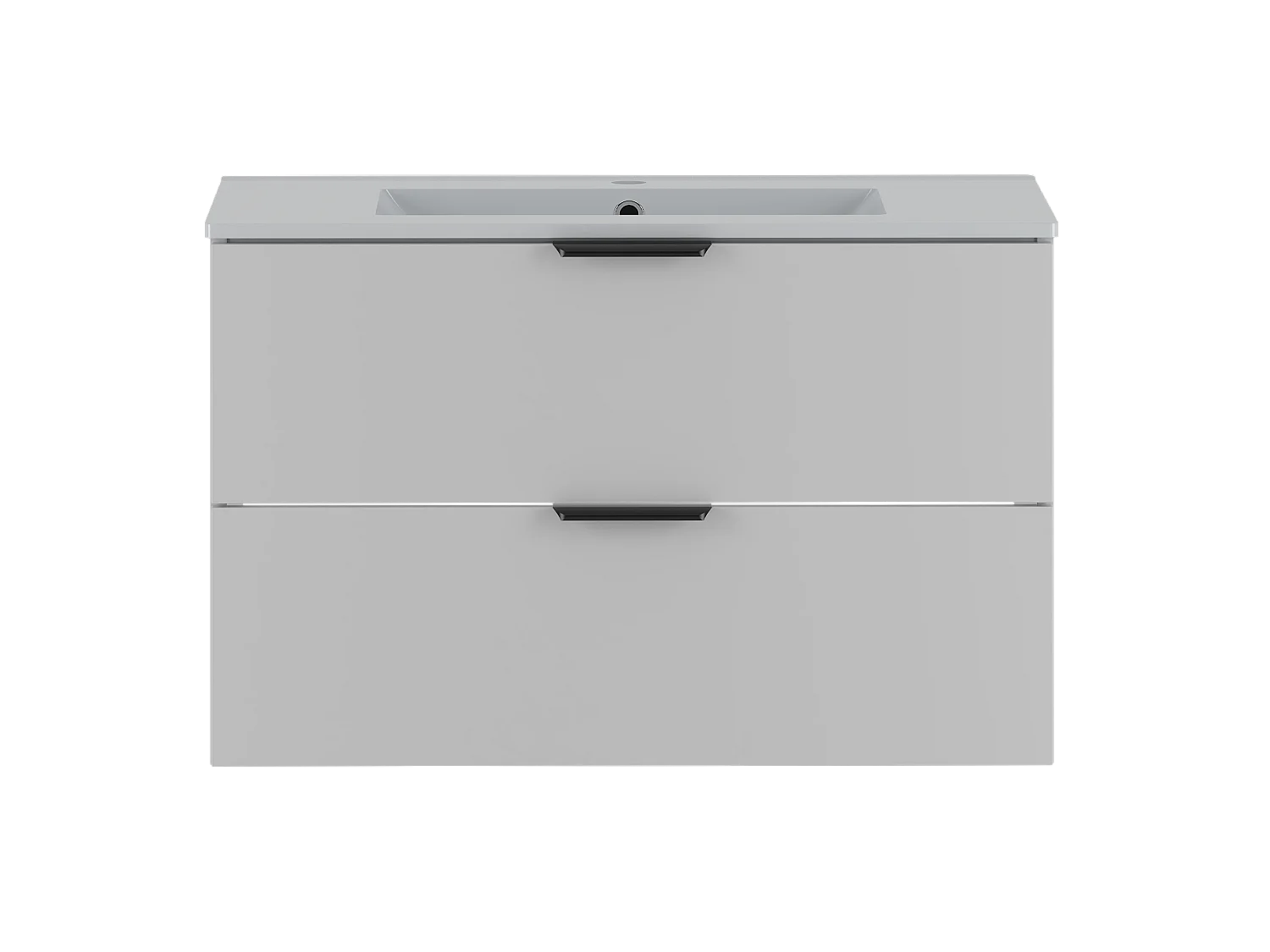 Ensemble de salle de bain blanc 80 cm Meuble avec lavabo Pile