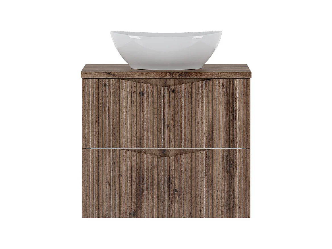 Meuble simple vasque 60cm Tao Bois