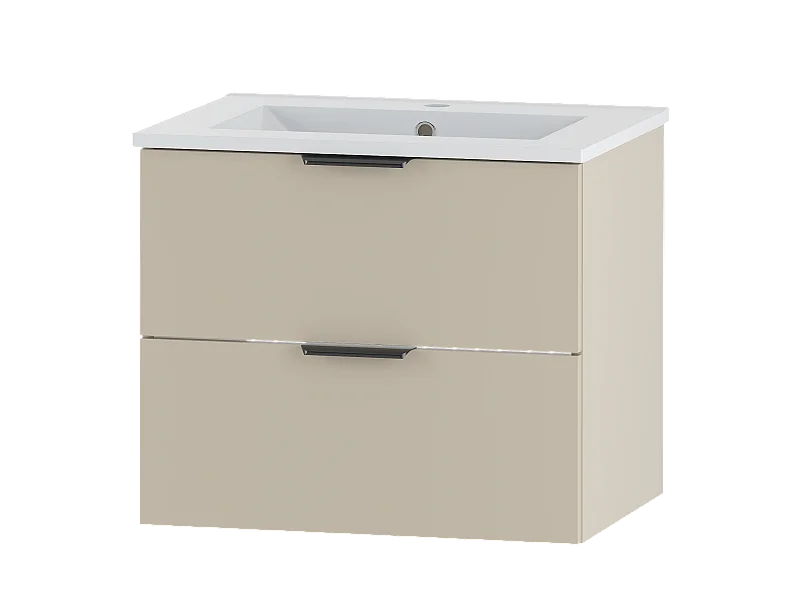 Kaschmir-Badezimmerset 60 cm Schrank mit Waschbecken Pile