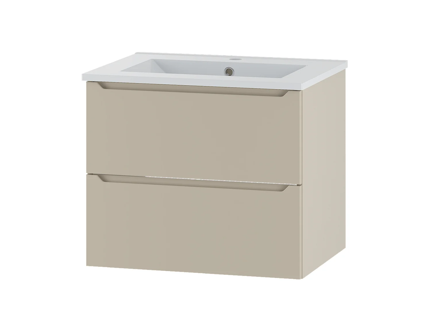 Ensemble de salle de bain en cachemire 60 cm Meuble avec lavabo Etna
