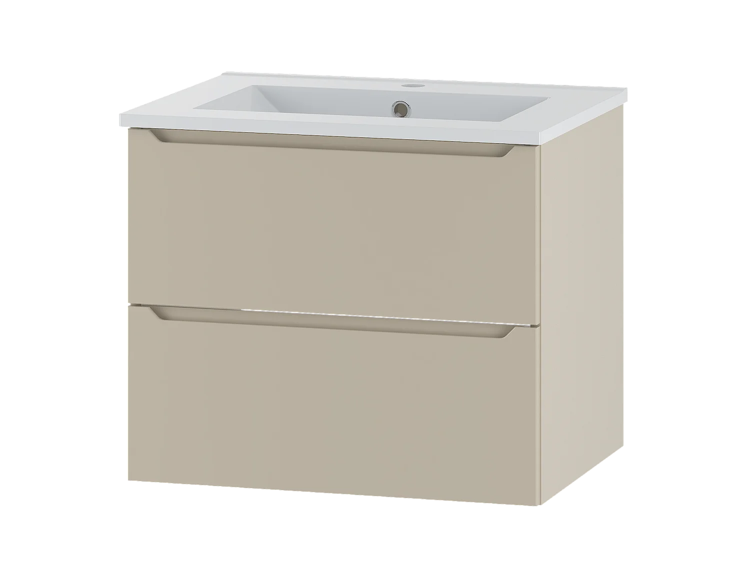Ensemble de salle de bain en cachemire 60 cm Meuble avec lavabo Etna
