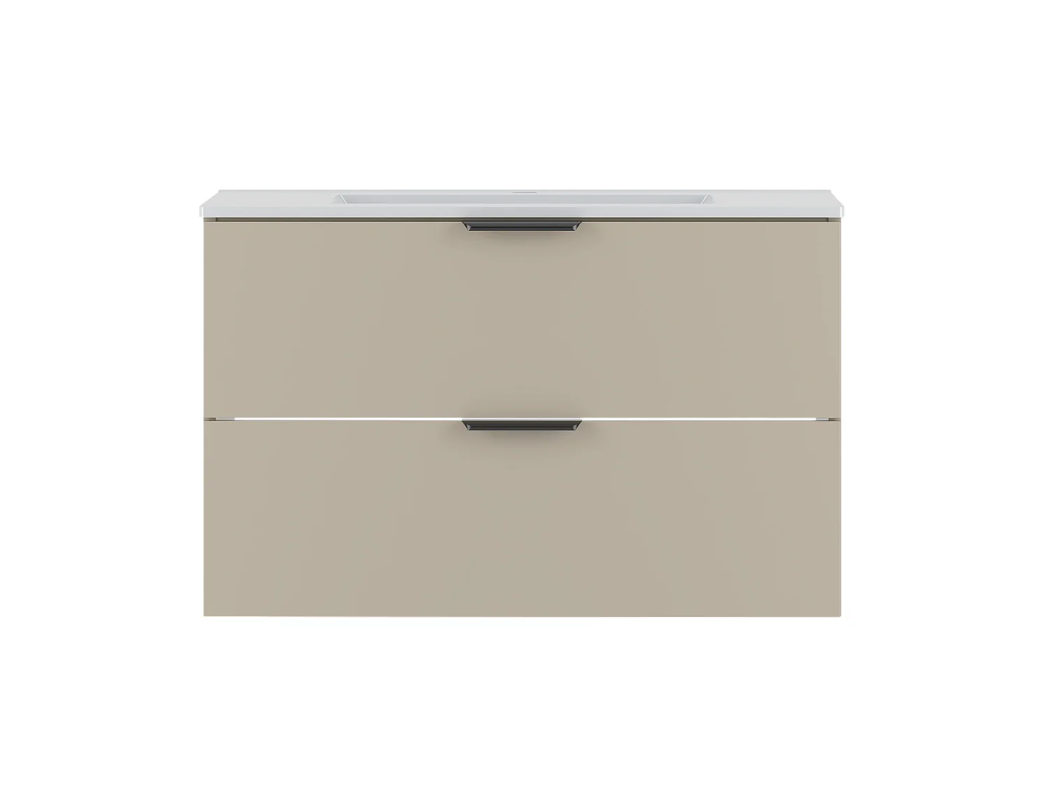 Ensemble de salle de bain en cachemire 80 cm Meuble avec lavabo  Pile