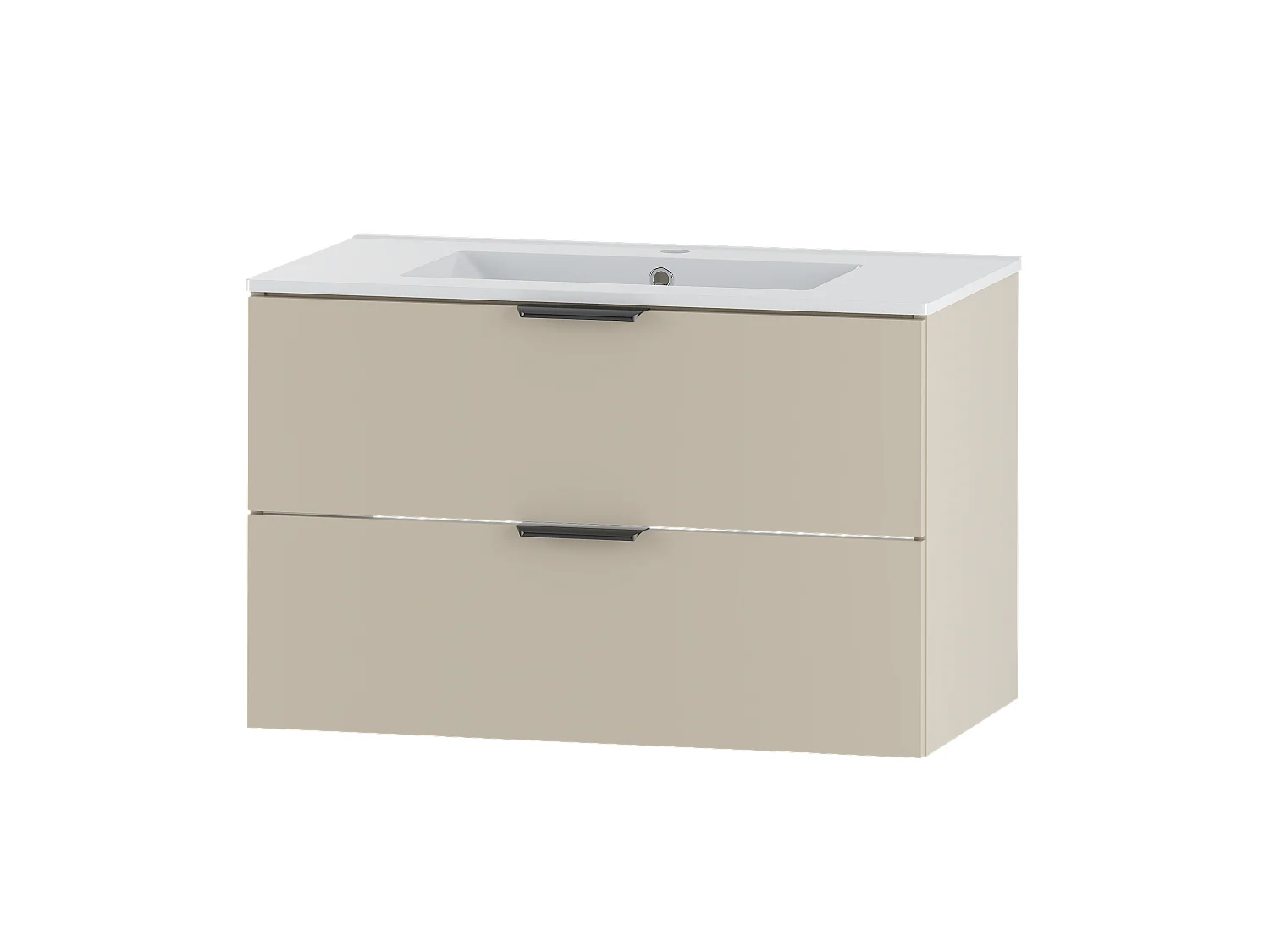 Kaschmir-Badezimmer-Set 80 cm Schrank mit Waschbecken Pile