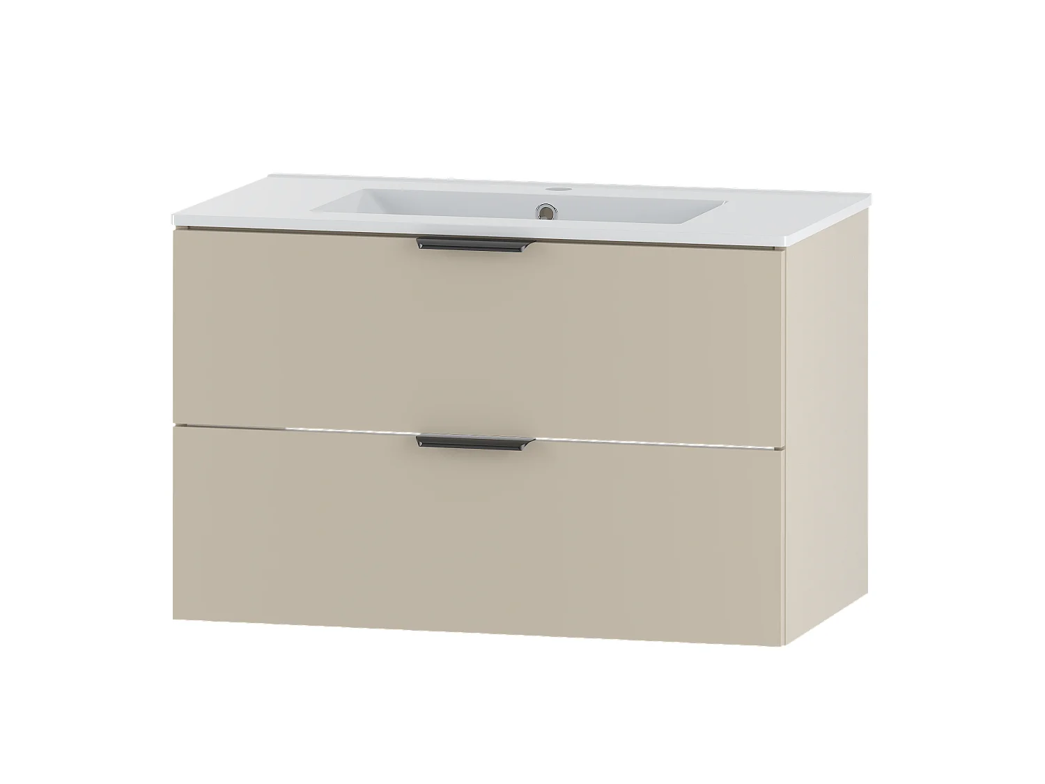 Ensemble de salle de bain en cachemire 80 cm Meuble avec lavabo  Pile