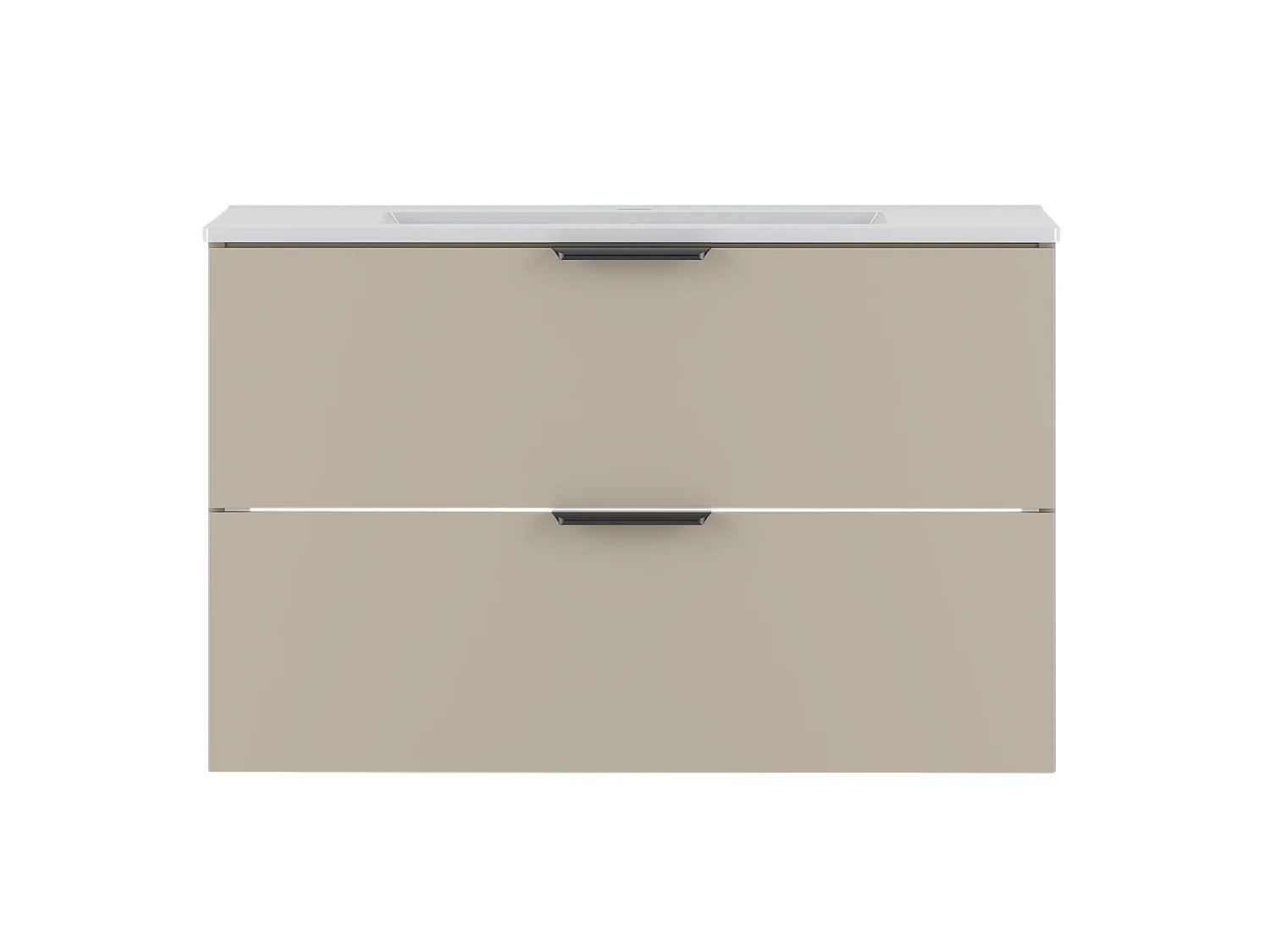 Ensemble de salle de bain en cachemire 80 cm Meuble avec lavabo  Pile