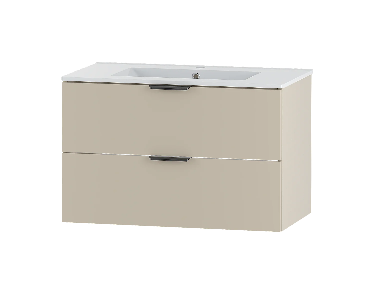 Ensemble de salle de bain en cachemire 80 cm Meuble avec lavabo  Pile