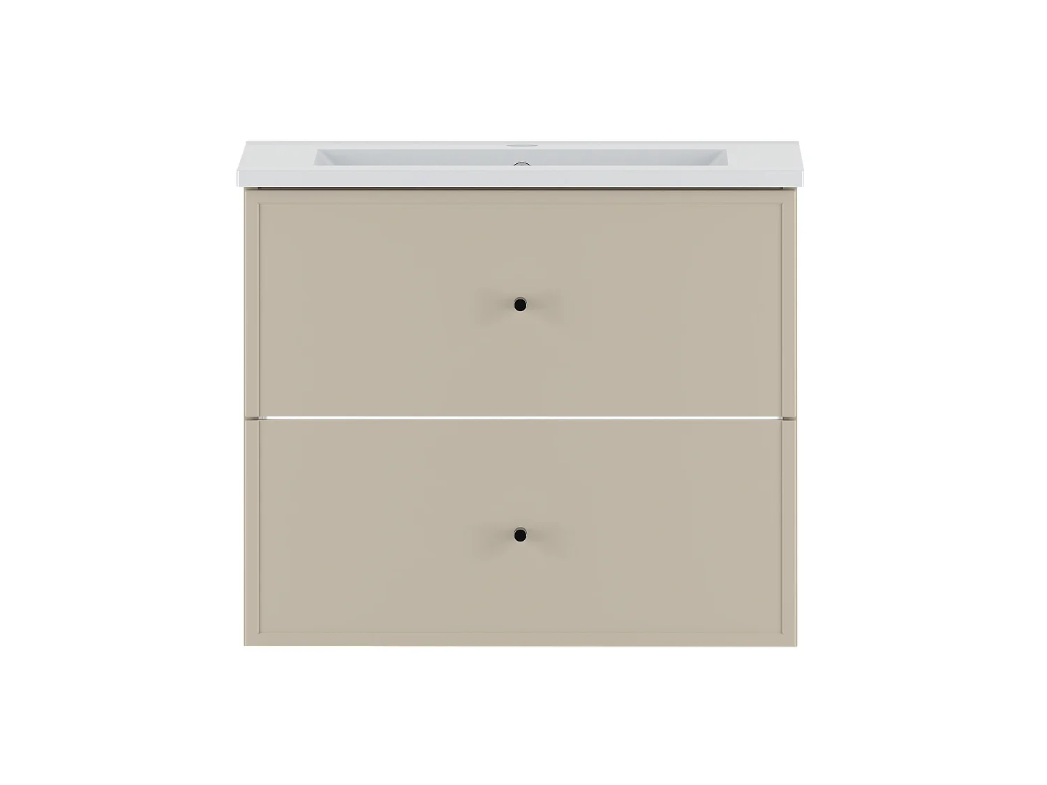 Kaschmir-Badezimmerset 60 cm Schrank mit Waschbecken Marco