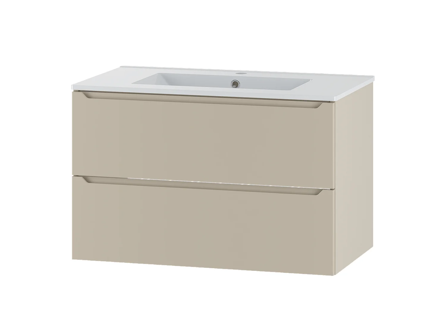 Kasjmier badkamerset 80 cm Kast met wastafel Etna