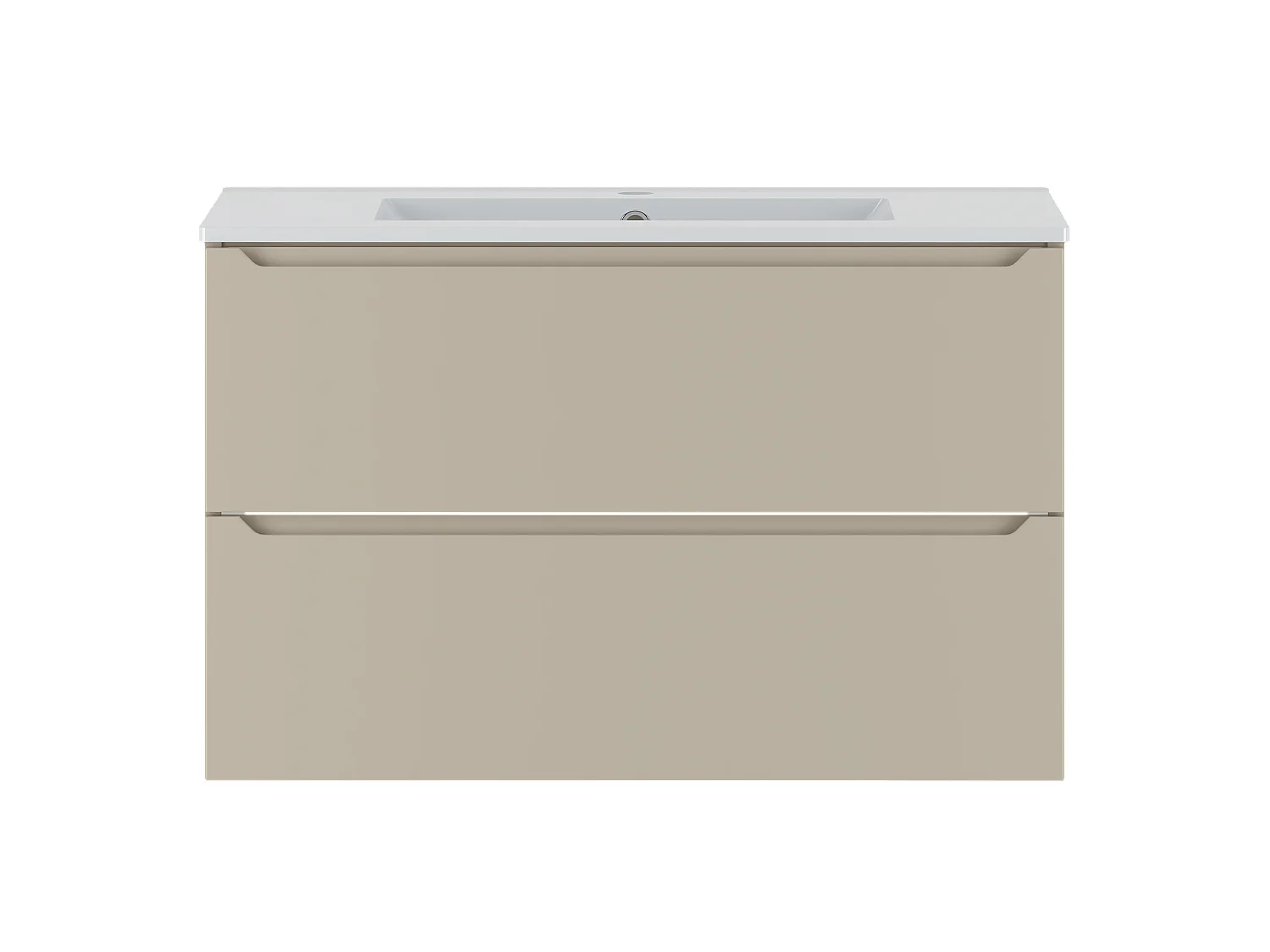 Kasjmier badkamerset 80 cm Kast met wastafel Etna