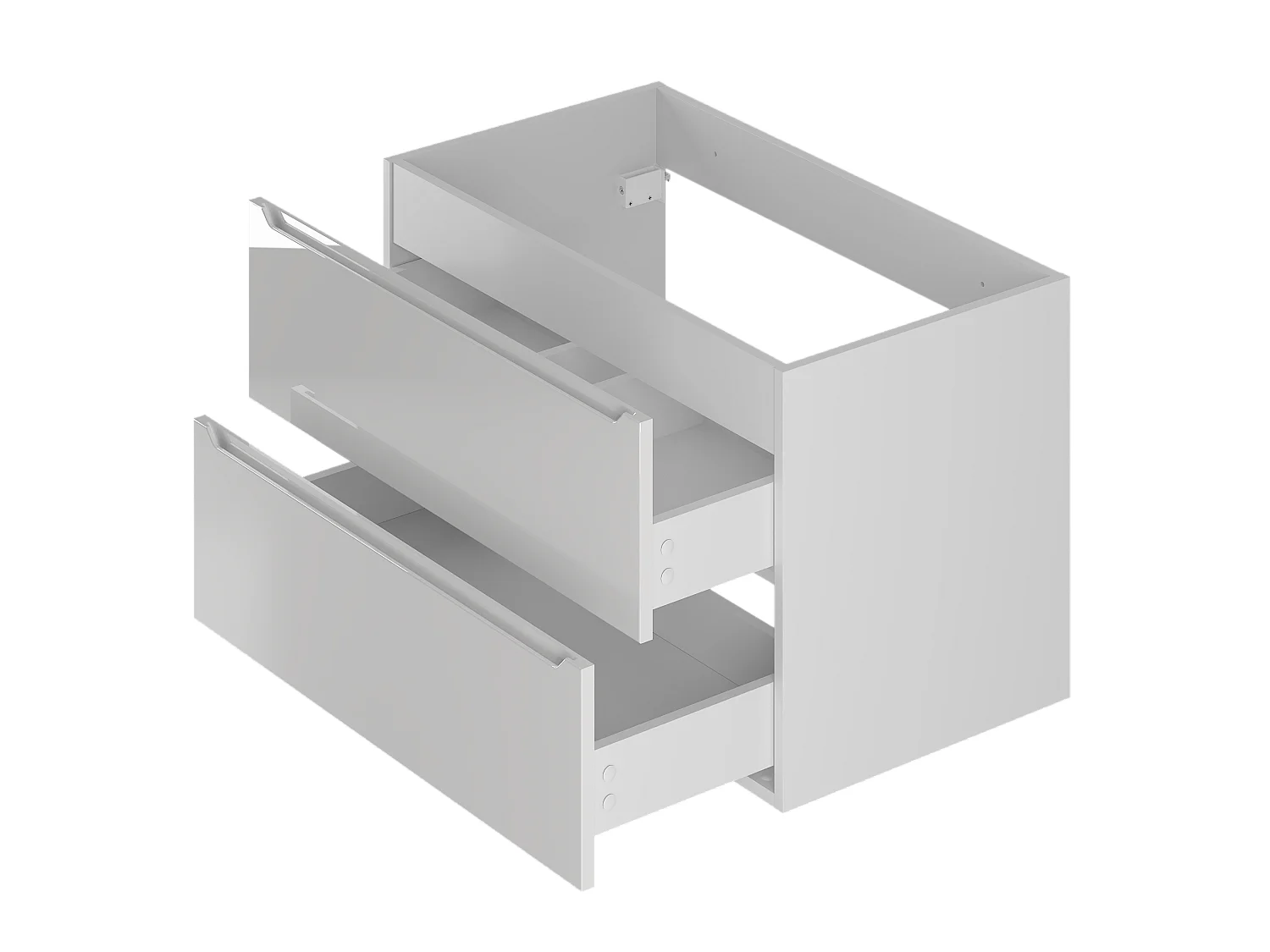 Ensemble blanc pour salle de bain 80 cm Armoire avec plan de travail Lavabo Colonne Etna