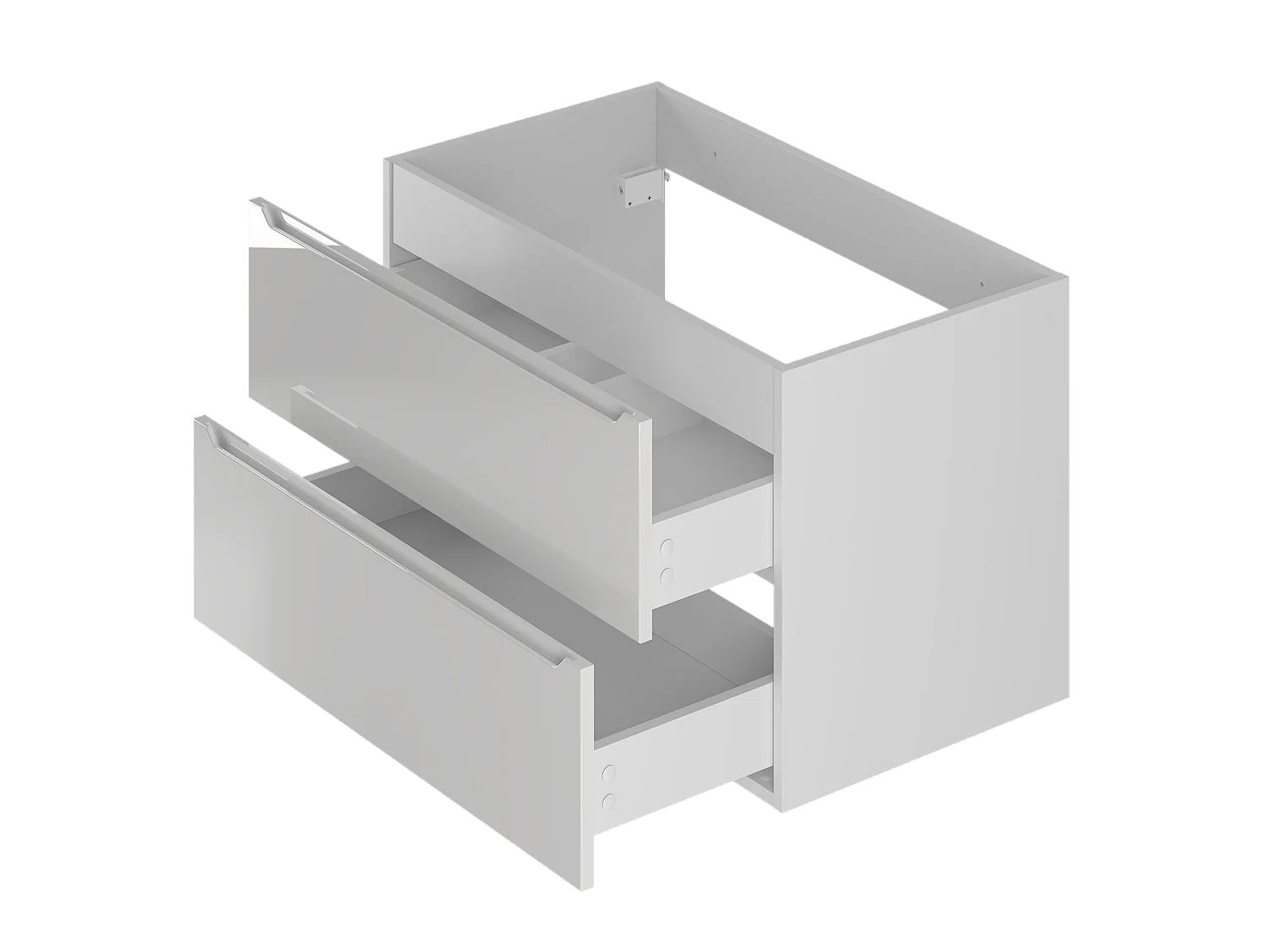 Ensemble blanc pour salle de bain 80 cm Armoire avec plan de travail Lavabo Colonne Etna