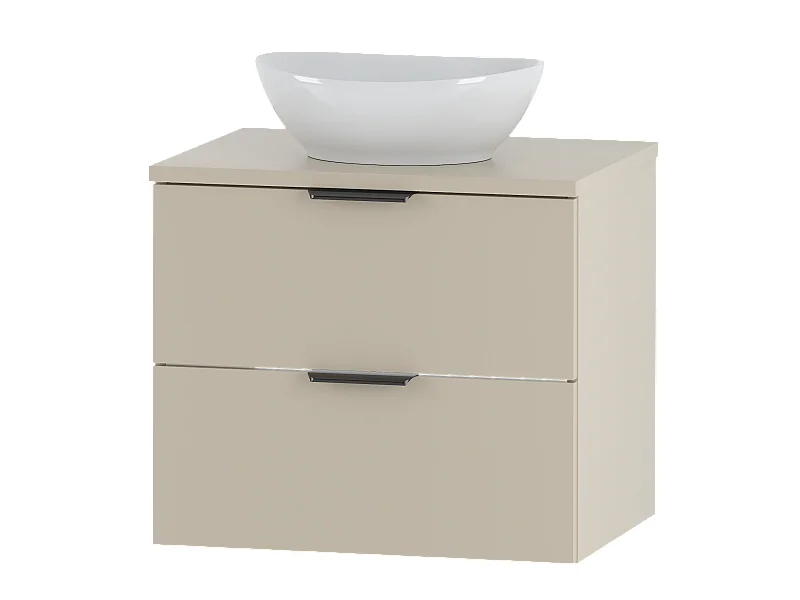 Kasjmier badkamerset 60 cm Kast met wastafelblad Pile