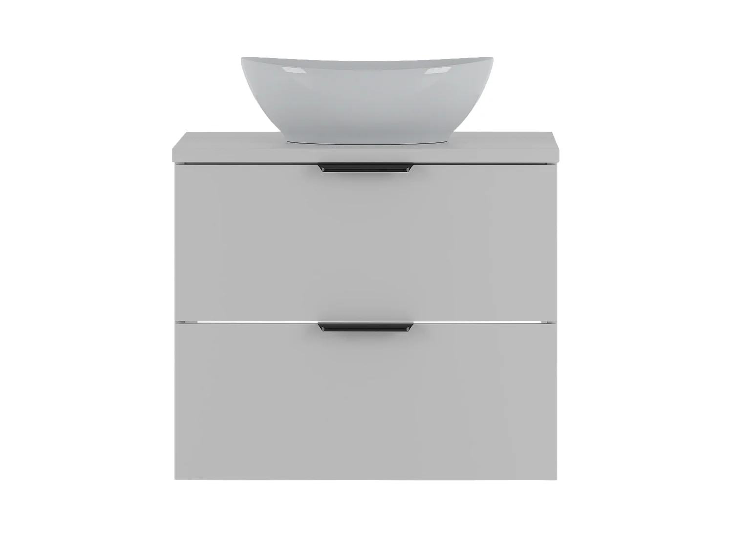 Ensemble de salle de bain blanc 60 cm Armoire avec plan de travail et lavabo Pile