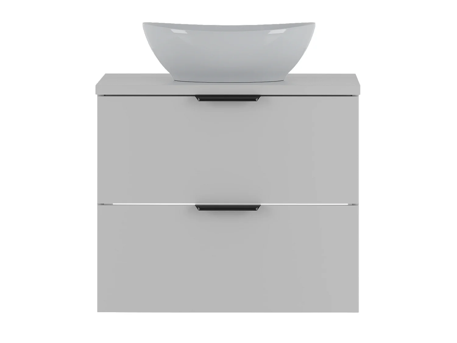 Ensemble de salle de bain blanc 60 cm Armoire avec plan de travail et lavabo Pile