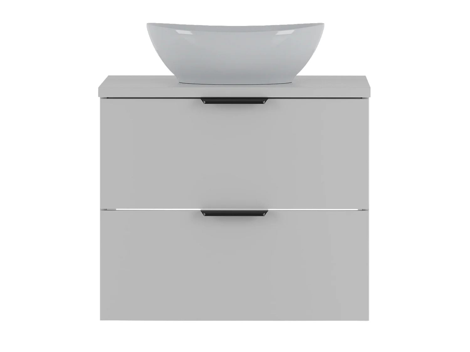 Ensemble de salle de bain blanc 60 cm Armoire avec plan de travail et lavabo Pile