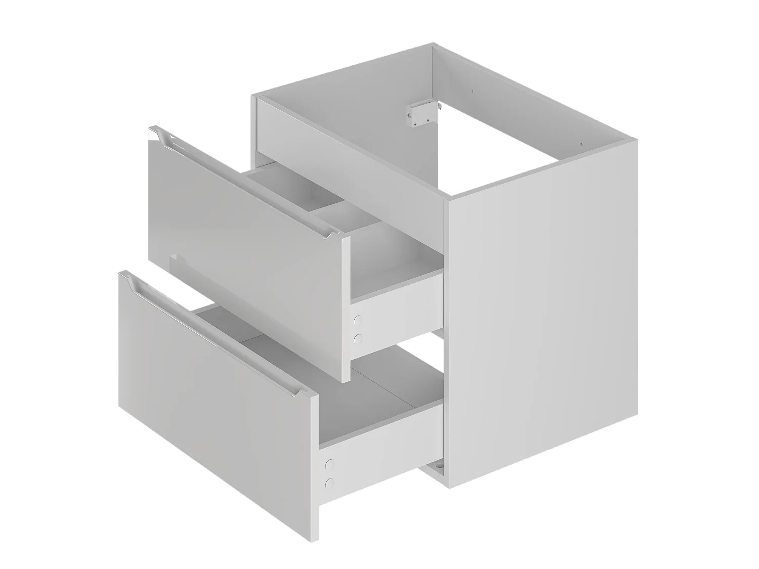 Ensemble de salle de bain blanc 60 cm Meuble avec plan de travail Lavabo Etna