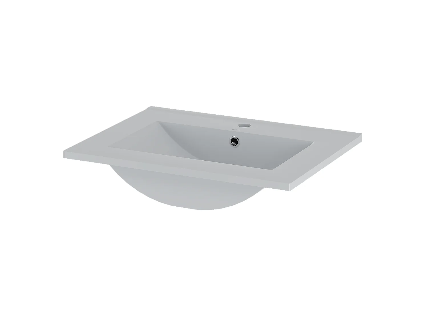 Kasjmier badkamerset 60 cm Kast met wastafel Etna-kolom