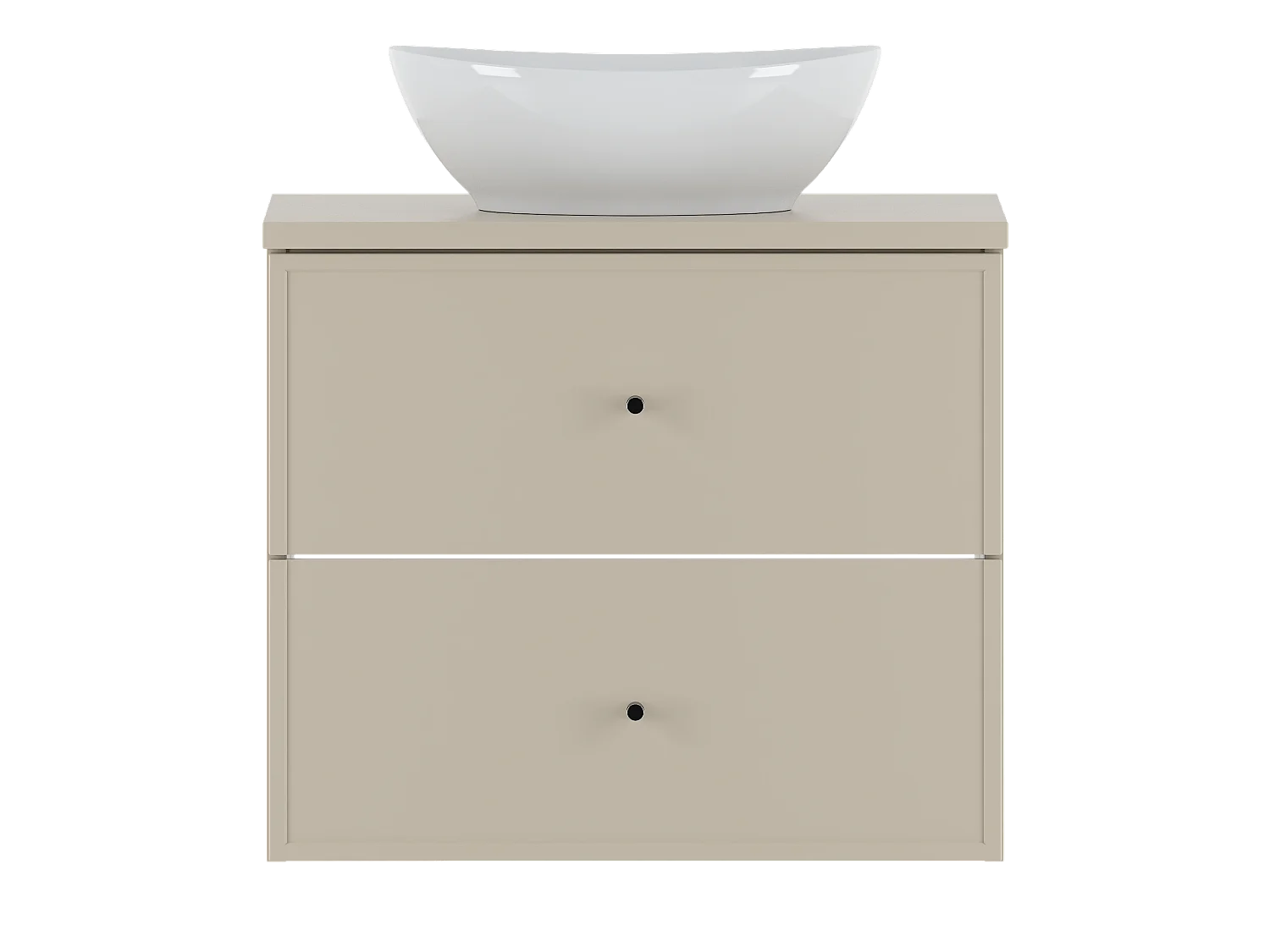 Kasjmier badkamerset 60 cm Kast met wastafelblad Marco