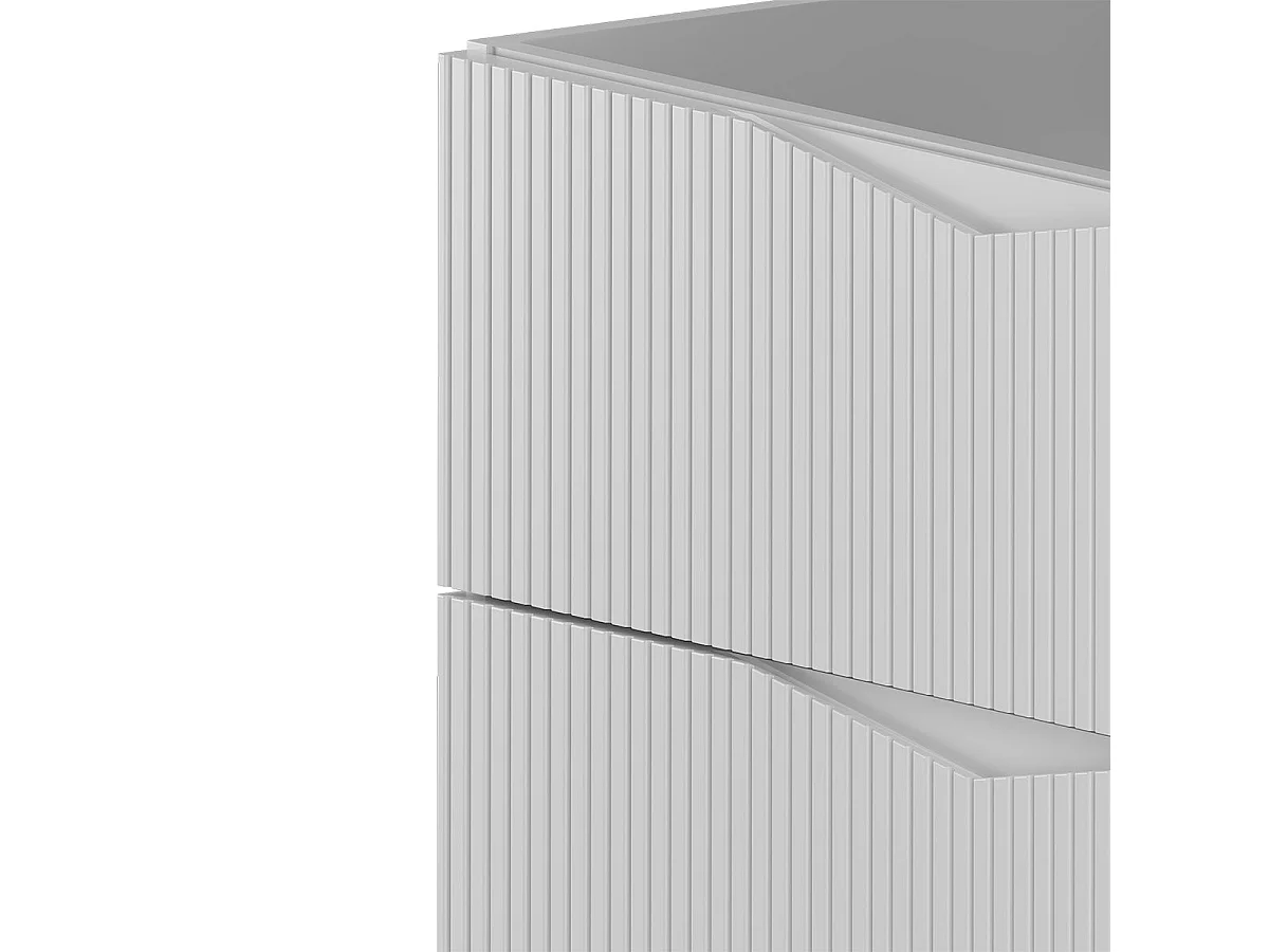 Waschtischunterschrank mit Einbauwaschbecken 60cm Tao Weiß